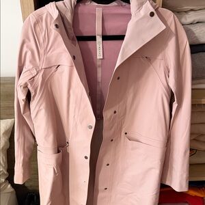 Lululemon Athletica Light Pink rain coat brand new